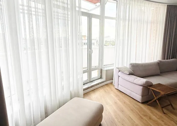 в центрі міста з видом на море, парк шевченко, ланжерон, луна-парк Apartament Odessa